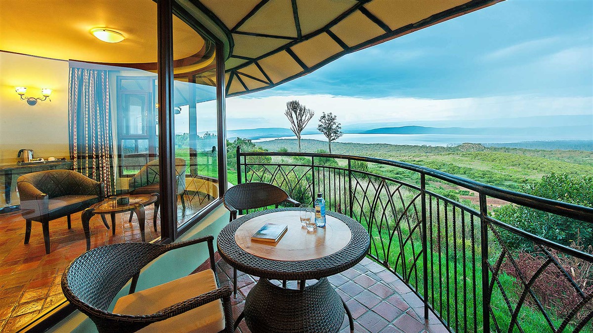 Lake Nakuru Sopa Lodge during the safari
